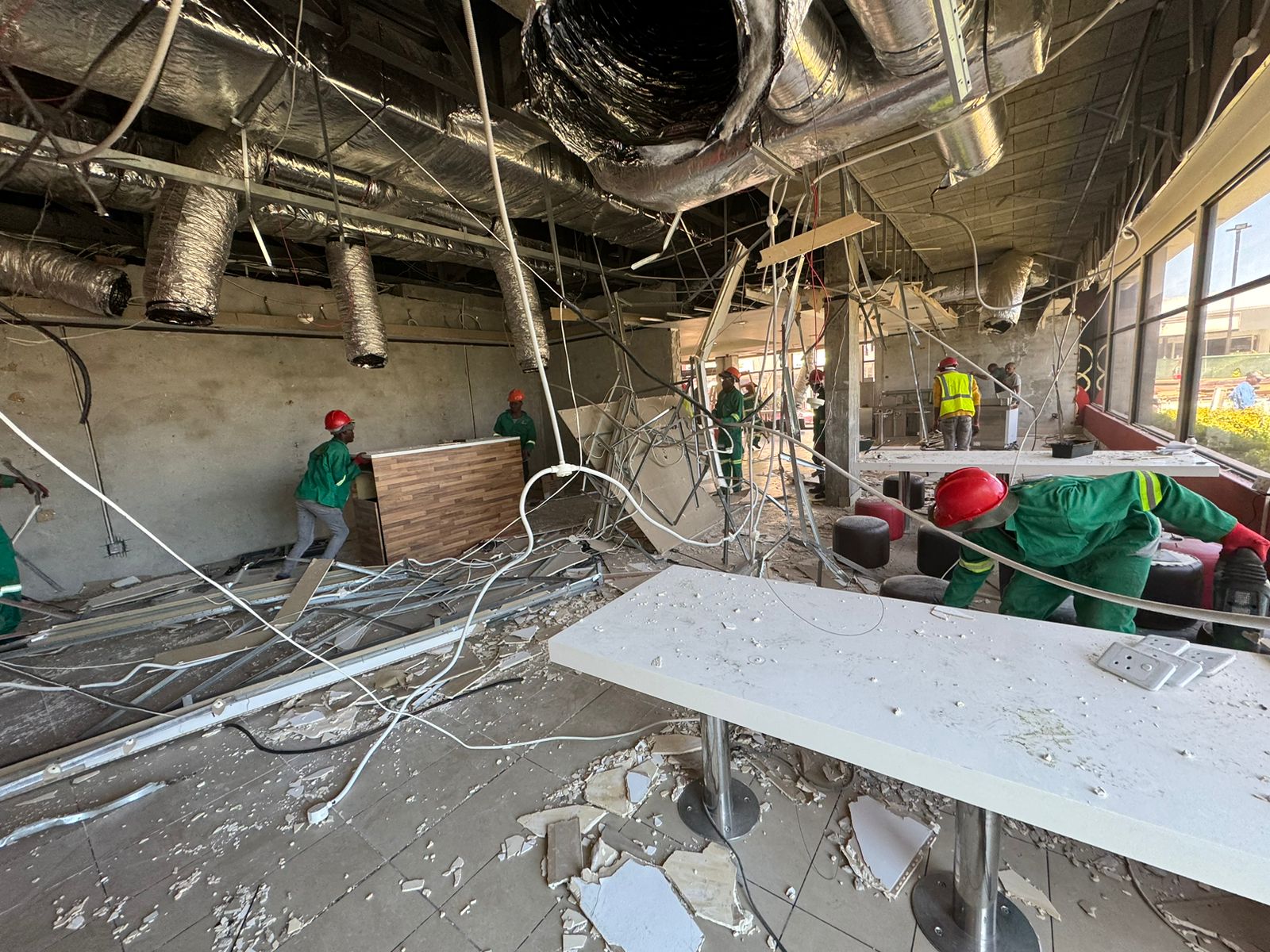 Construction work in progress